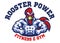 Rooster Bodybuilder Mascot Logo