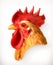 Rooster head illustration