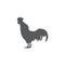 Rooster logo icon. cock illustration