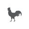 Rooster logo icon. cock illustration