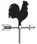 Rooster weather vane