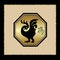 Rooster zodiac icon