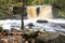 Root Beer Falls in Wakefield Michigan in the Upper Peninsula of