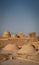 Rootops and landscape view of yazd city old town iran