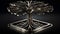 Roots of Steel: A Mechanical Tree\\\'s Cross-Section, Made with Generative AI