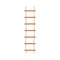 Rope Ladder Hanging From Above With Wooden Step Vector Illustration