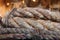 Rope made from natural fibre