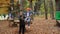 Rope Park. A young instructor helps a little girl