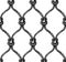 Rope seamless tied fishnet pattern