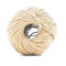 Rope skein, jute roll, braided ball isolated on white background