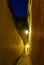 Rope Street, Brasov, Romania - night view