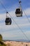 Ropeway in Barcelona, Spain