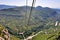 Ropeway station on mountains Montserrat