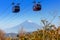 Ropeway to Mount Fuji, Japan