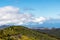 Roque Agando - View on lookout Mirador Morro de Agando surrounded by laurel forest near Roque de Agando, Garajonay National Park