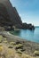 Roque de Bonanza is one of the symbols of El Hierro island and its natives. Huge Rock sticking out of the water on the las