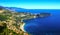 Roquebrune Cap Martin and its lovely Golfe Bleu beach