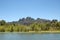 Roquebrune from lake