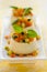 Roquefort cheesecake with vegetables