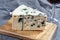 Roquefort soft French cheese made from sheep milk on south of F