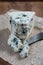 Roquefort soft French cheese made from sheep milk on south of France, one of the world\'s best known blue cheeses with blue mold