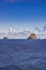 Roques de Salmor, volcanic rocks and cliff in Atlantic ocean