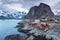 Rorbu cottages, Lofoten, Norway