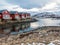 Rorbu holiday houses in Stokmarknes on Hadseloya, Vesteralen, Nordland, Norway