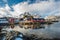 Rorbuer in Sund, Lofoten, Norway