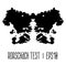 Rorschach inkblot test illustration