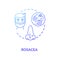 Rosacea concept icon