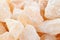 Rose aroma himalayan salt healthy spa cut stones macro