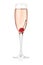 Rose champagne with maraschino