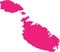 ROSE CMYK color map of MALTA