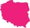 ROSE CMYK color map of POLAND
