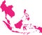 ROSE CMYK color map of SOUTHEAST ASIA