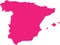 ROSE CMYK color map of SPAIN