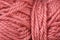 Rose Colored Yarn Texture Close Up