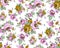 Rose fabric background , Floral Pattren