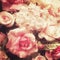 Rose fack flower, vintage stye