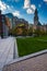 The Rose Fitzgerald Kennedy Greenway and Custom House Tower in B