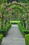 Rose garden archway