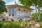 The rose garden with fountain in front of the Baghdad Kiosk, Istanbul