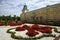 Rose garden in Wilanow palace, Warsaw