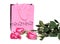 Rose gift package and three roses