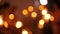 Rose Gold abstract blurred Christmas lights bokeh background