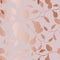 Rose gold. Elegant decorative floral seamless pattern for printing, sales, design of postcards, packaging