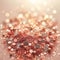 Rose gold glitter bokeh texture background, rose gold - bright and pink champagne sparkle glitter pattern background