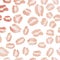 Rose Gold Leopard Print Seamless Pattern