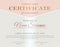 Rose Gold Luxury  Feminine Certificate